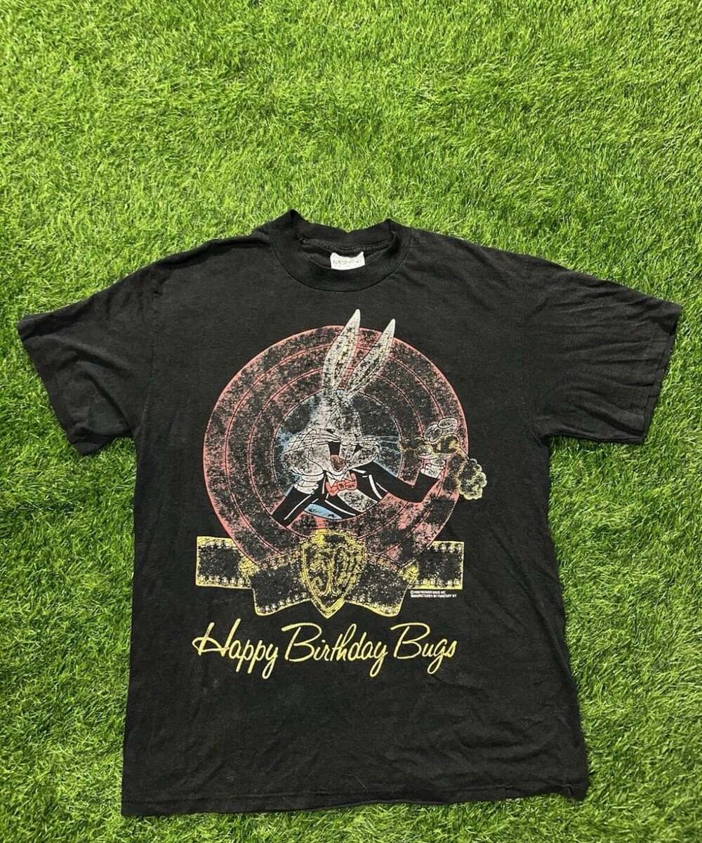 Funstuff NY Bugs Bunny T-Shirt Size L Black